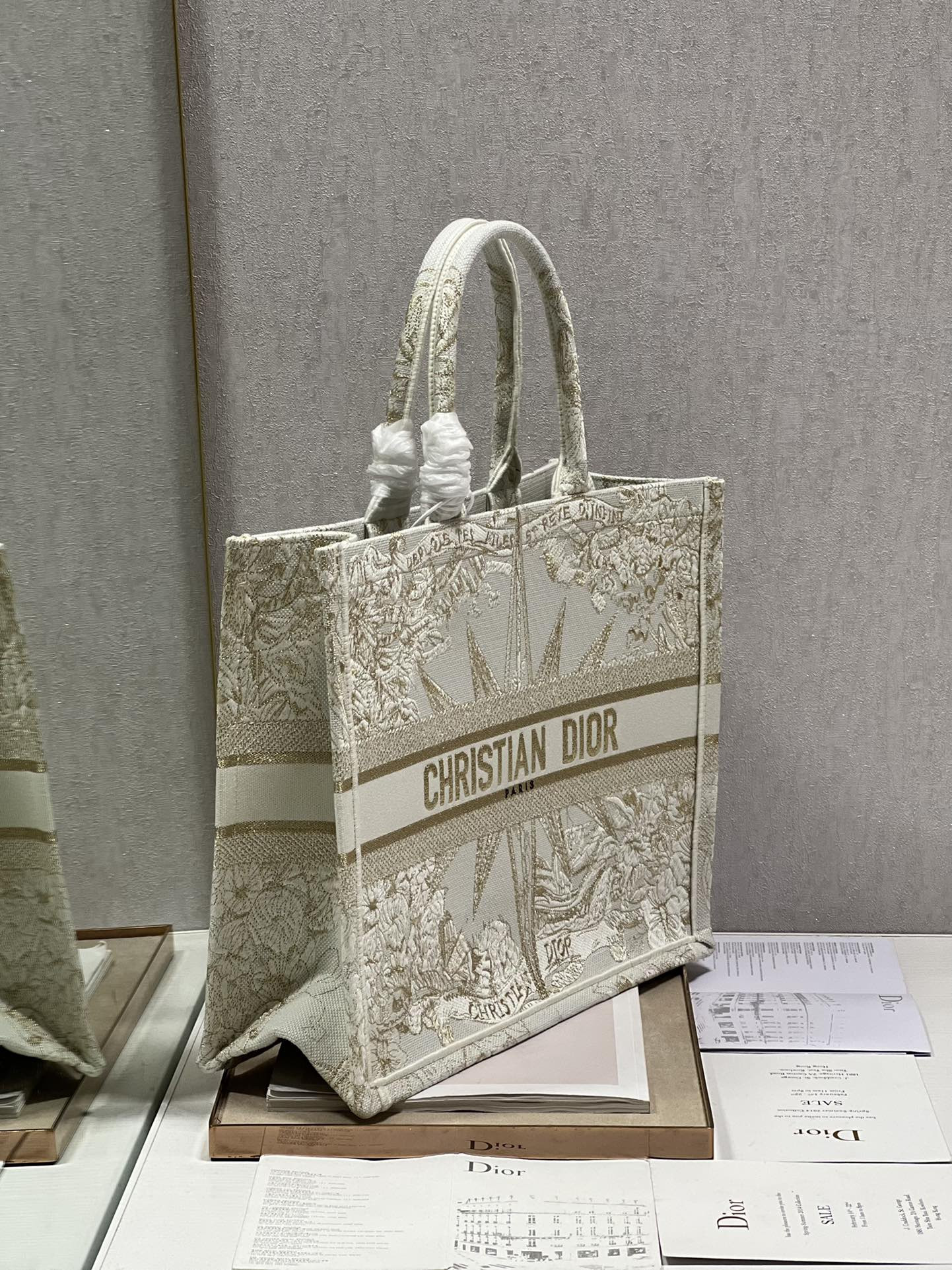 Large Dior Book Tote