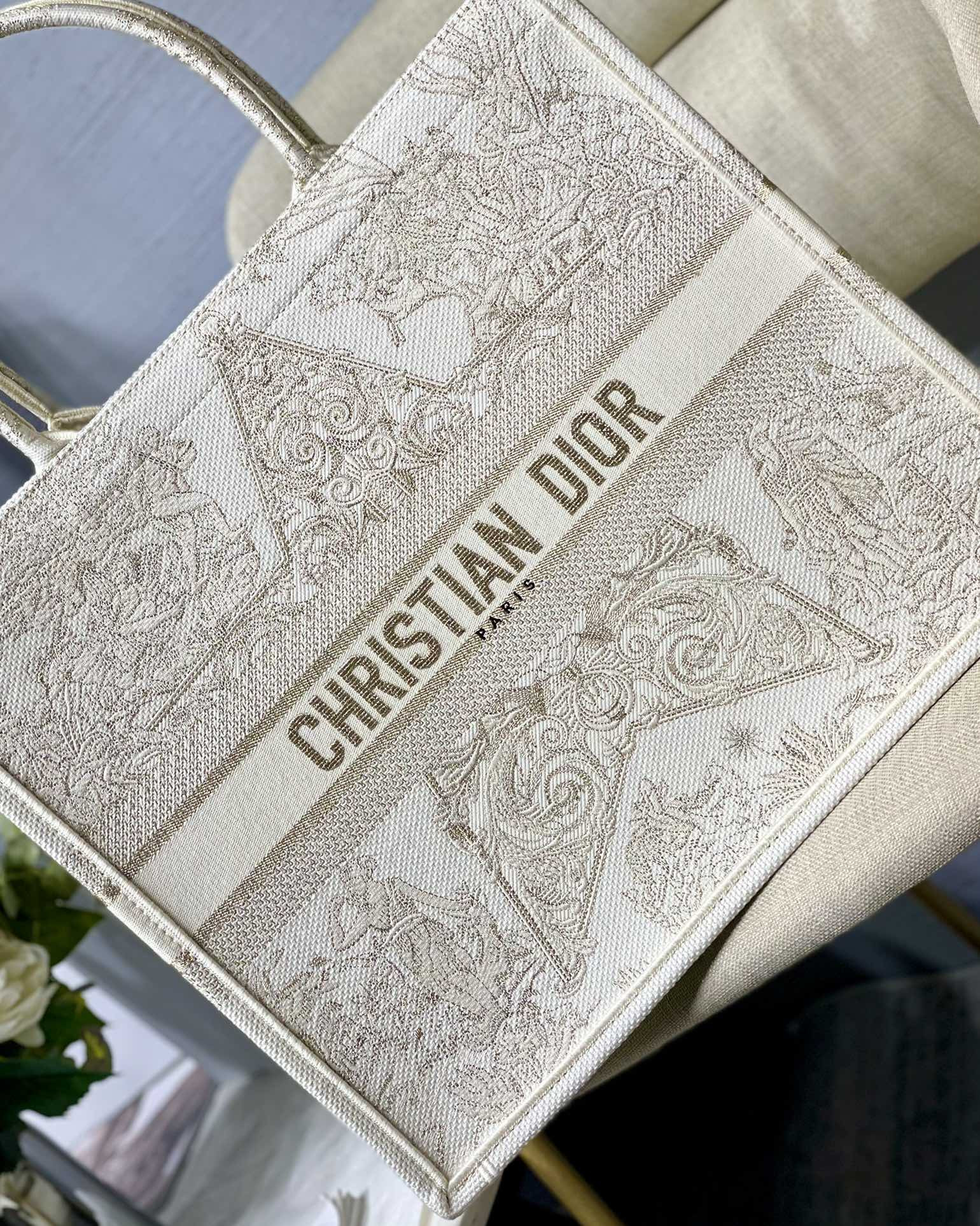 Large Dior Book Tote