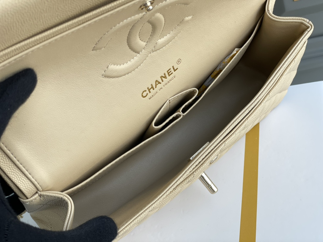 Chanle Classic Double Flap Caviar Leather