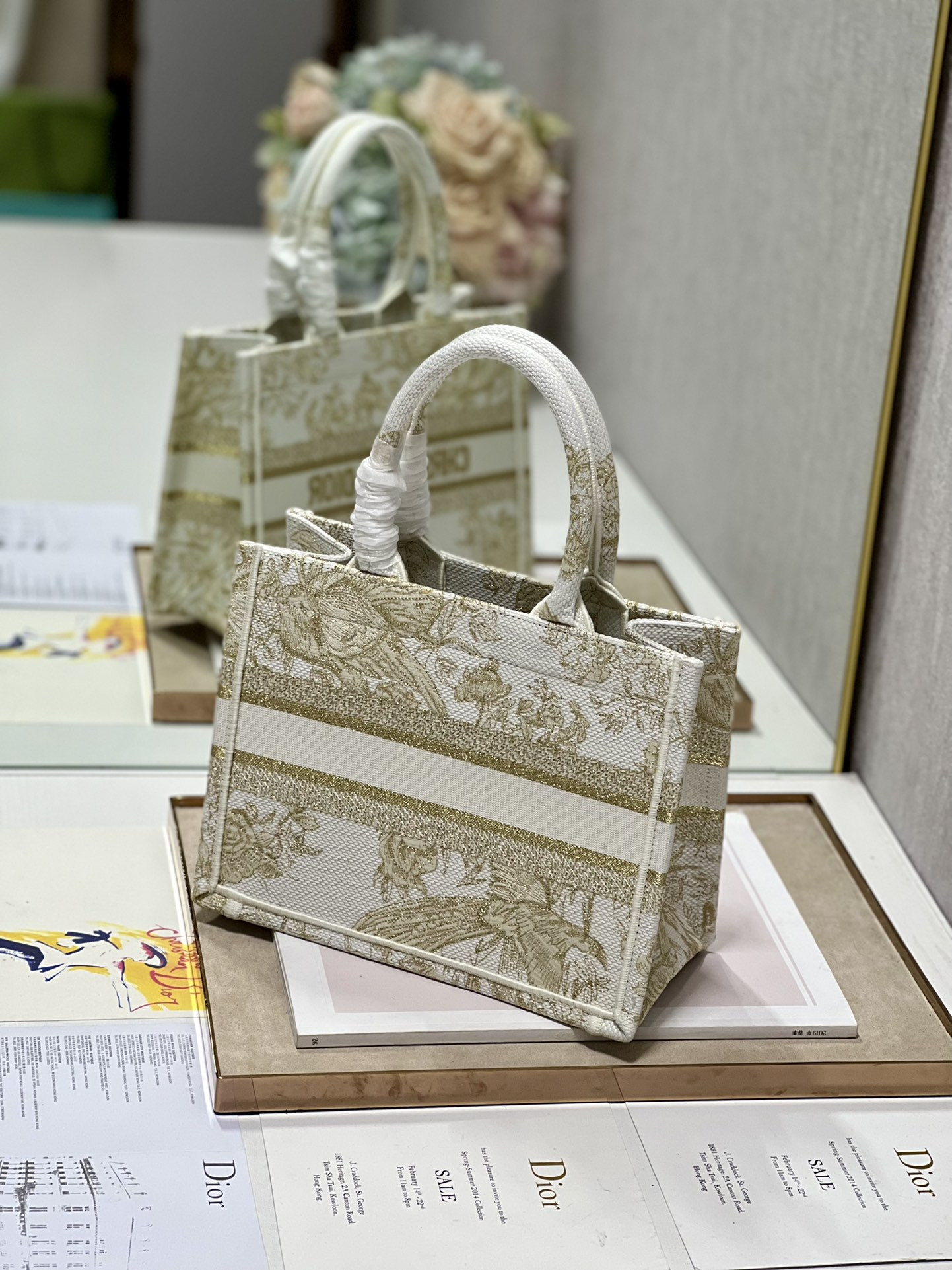 Small Dior Book Tote