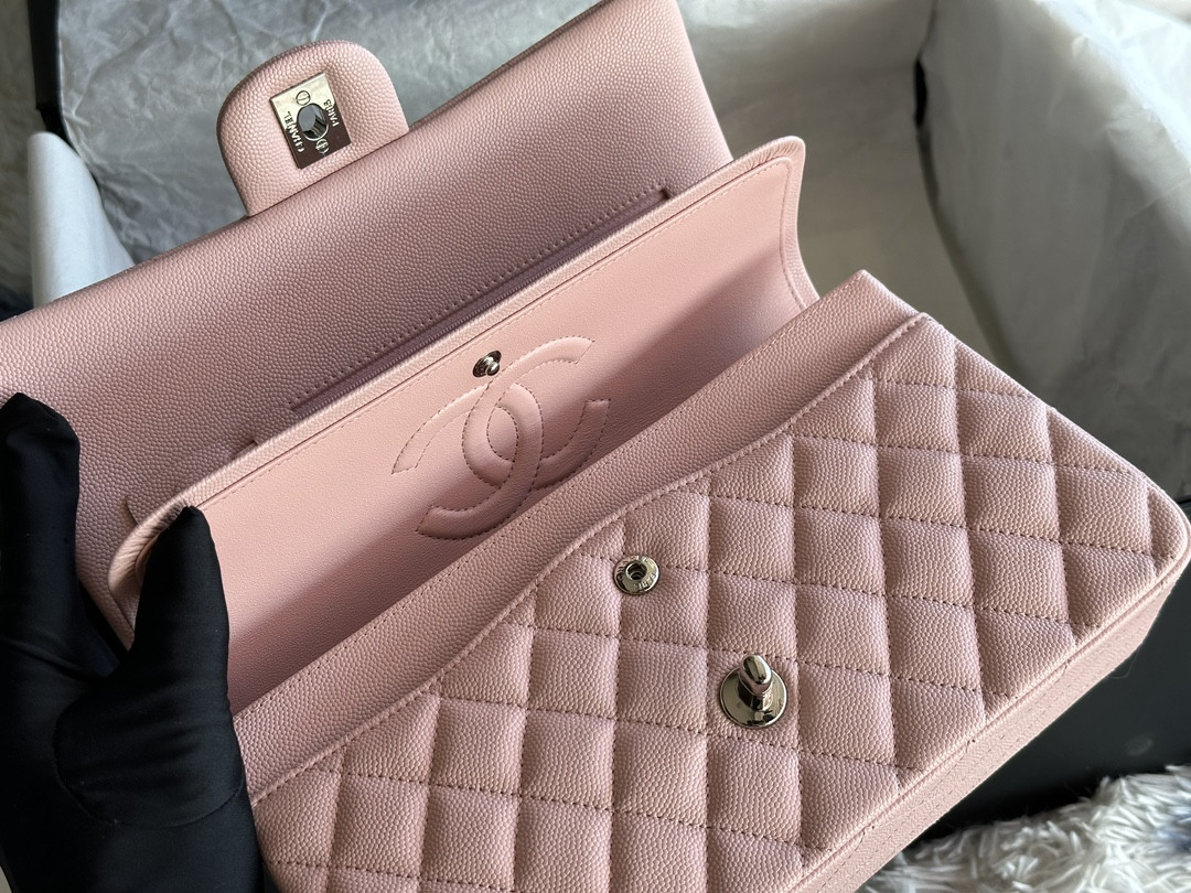 Chanle Classic Double Flap Silver Hardware