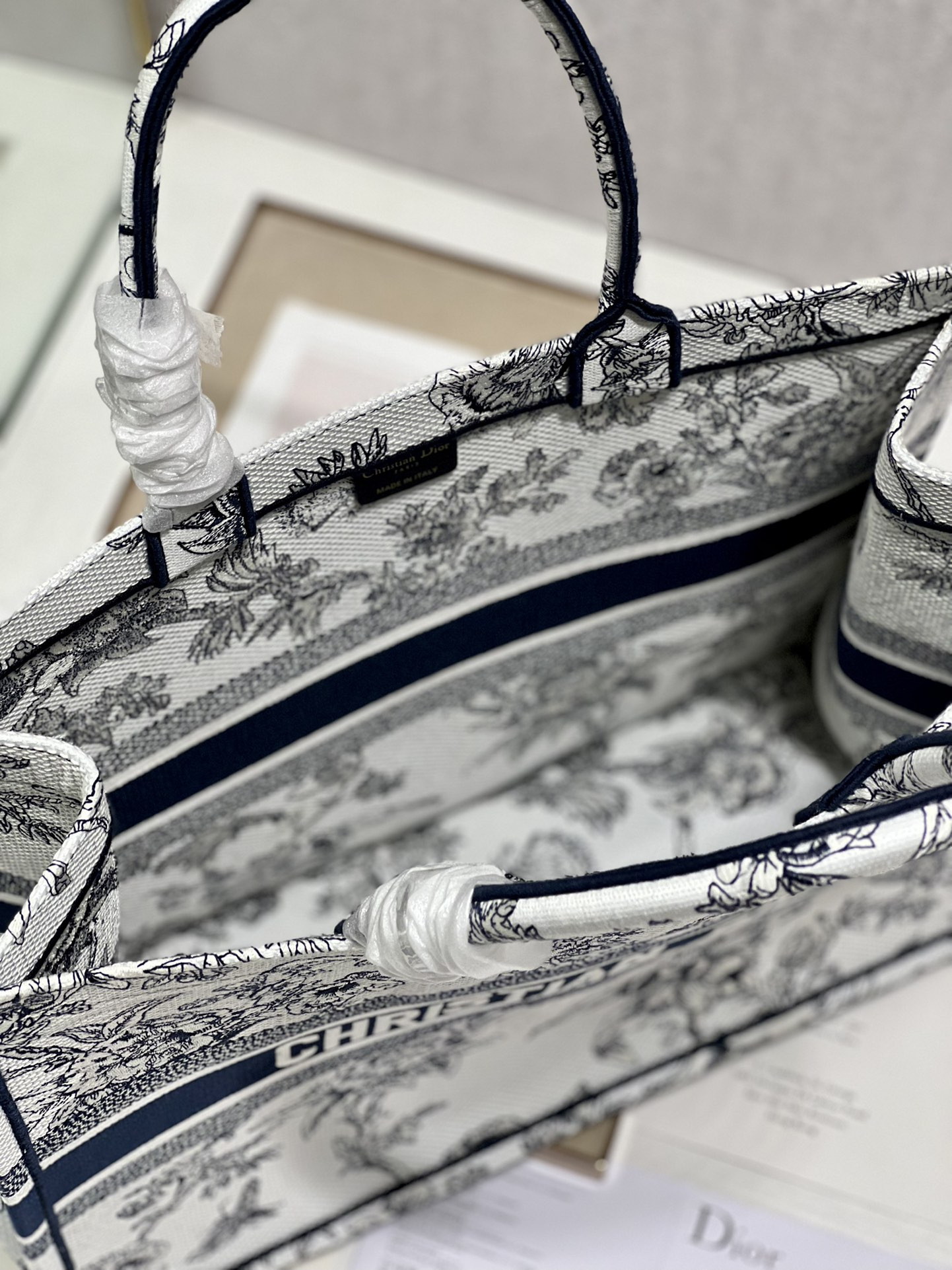 Large Dior Book Tote