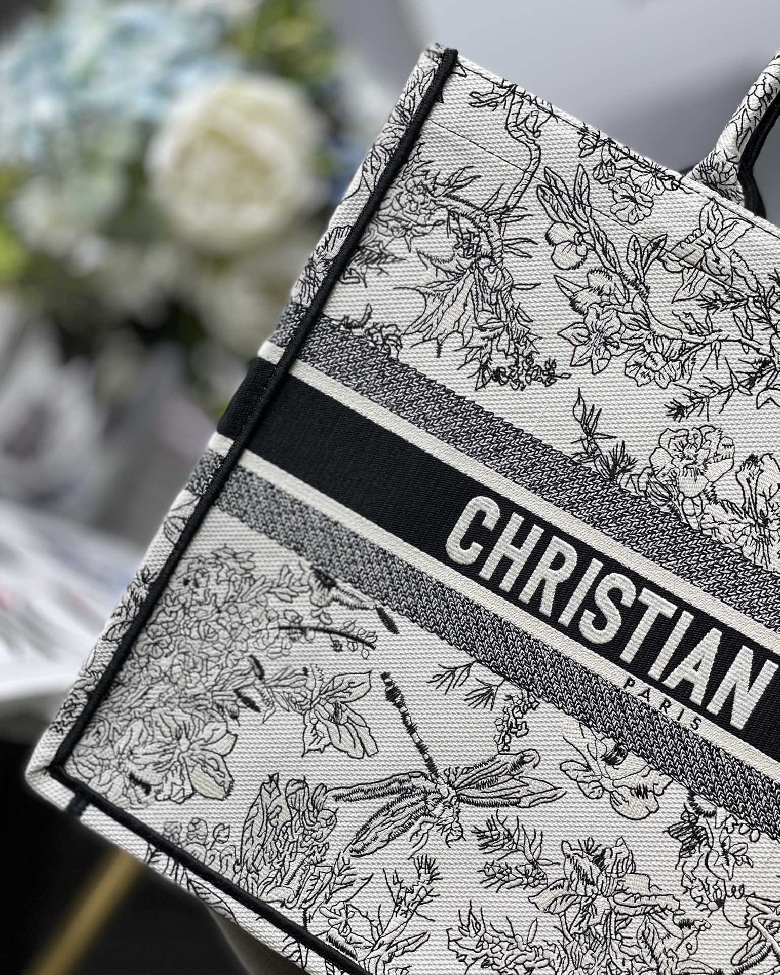 Large Dior Book Tote