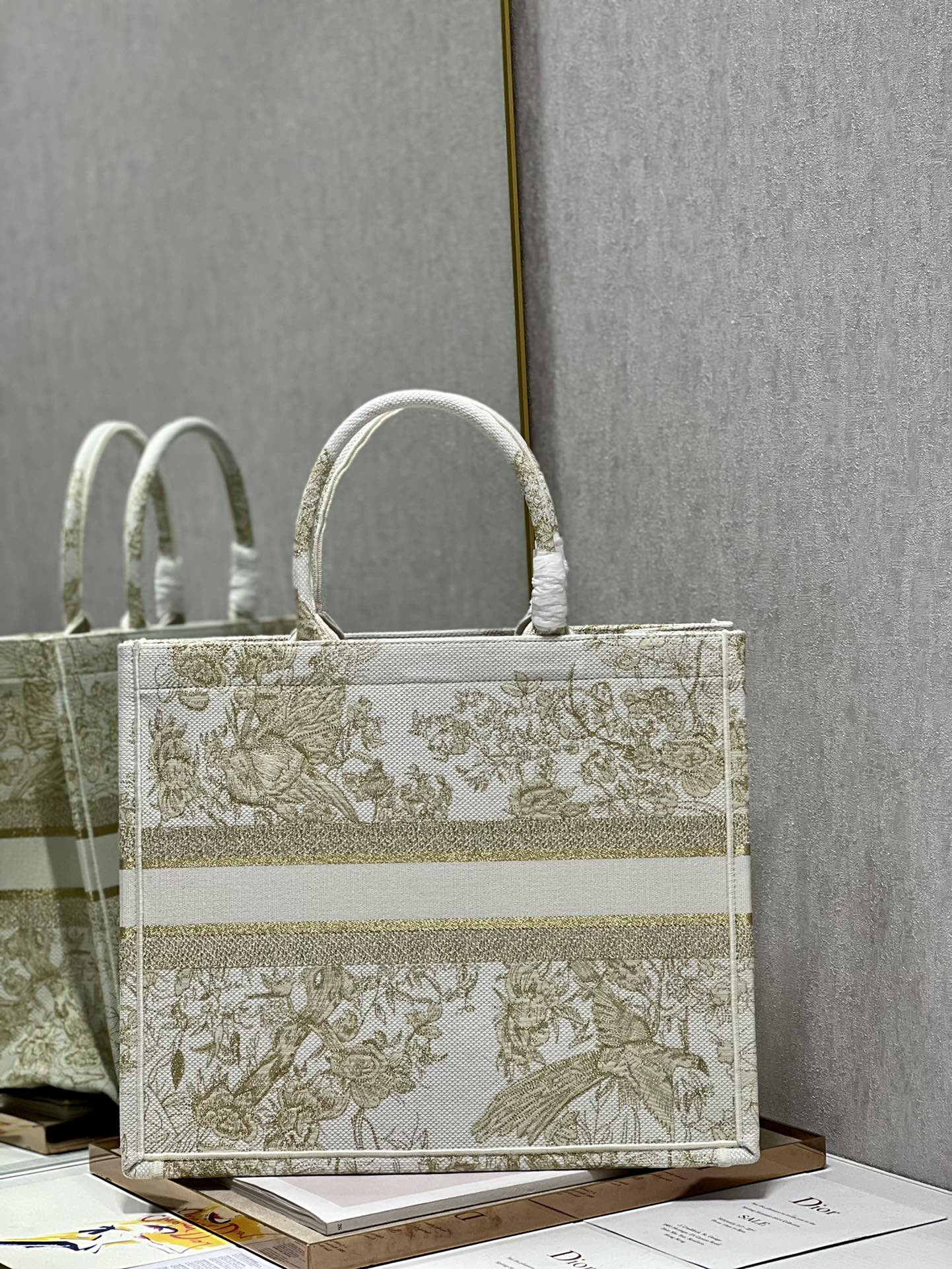 Large Dior Book Tote