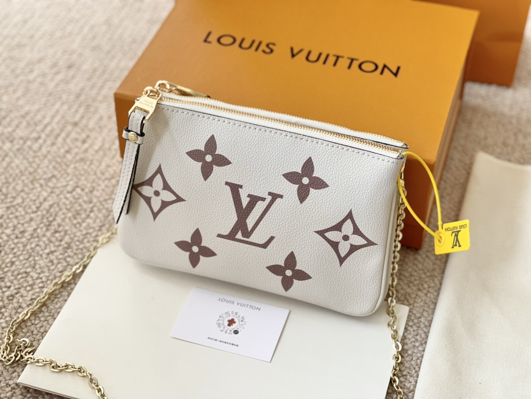Lv Double Zip Bag
