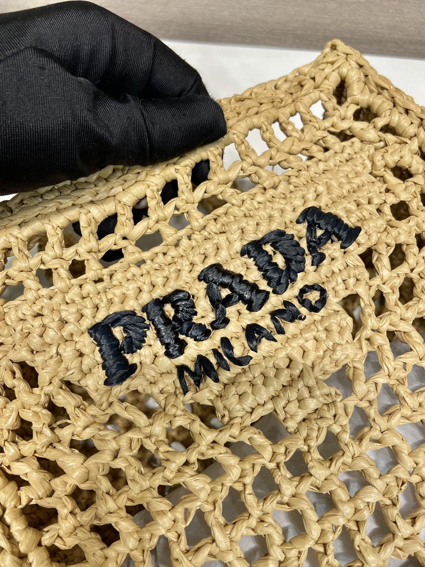 Prada Crochet Tote Bag