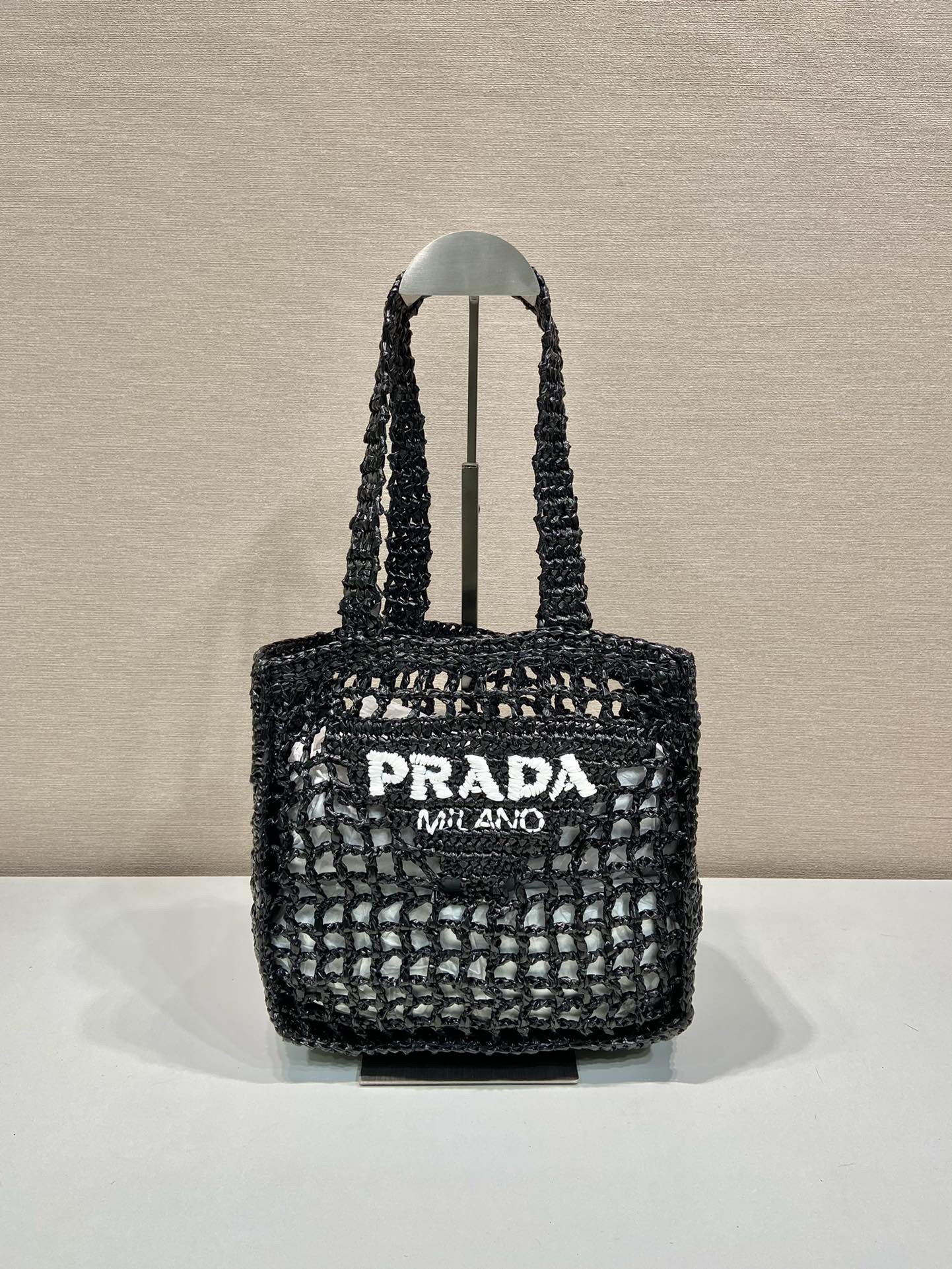 Prada Crochet Tote Bag