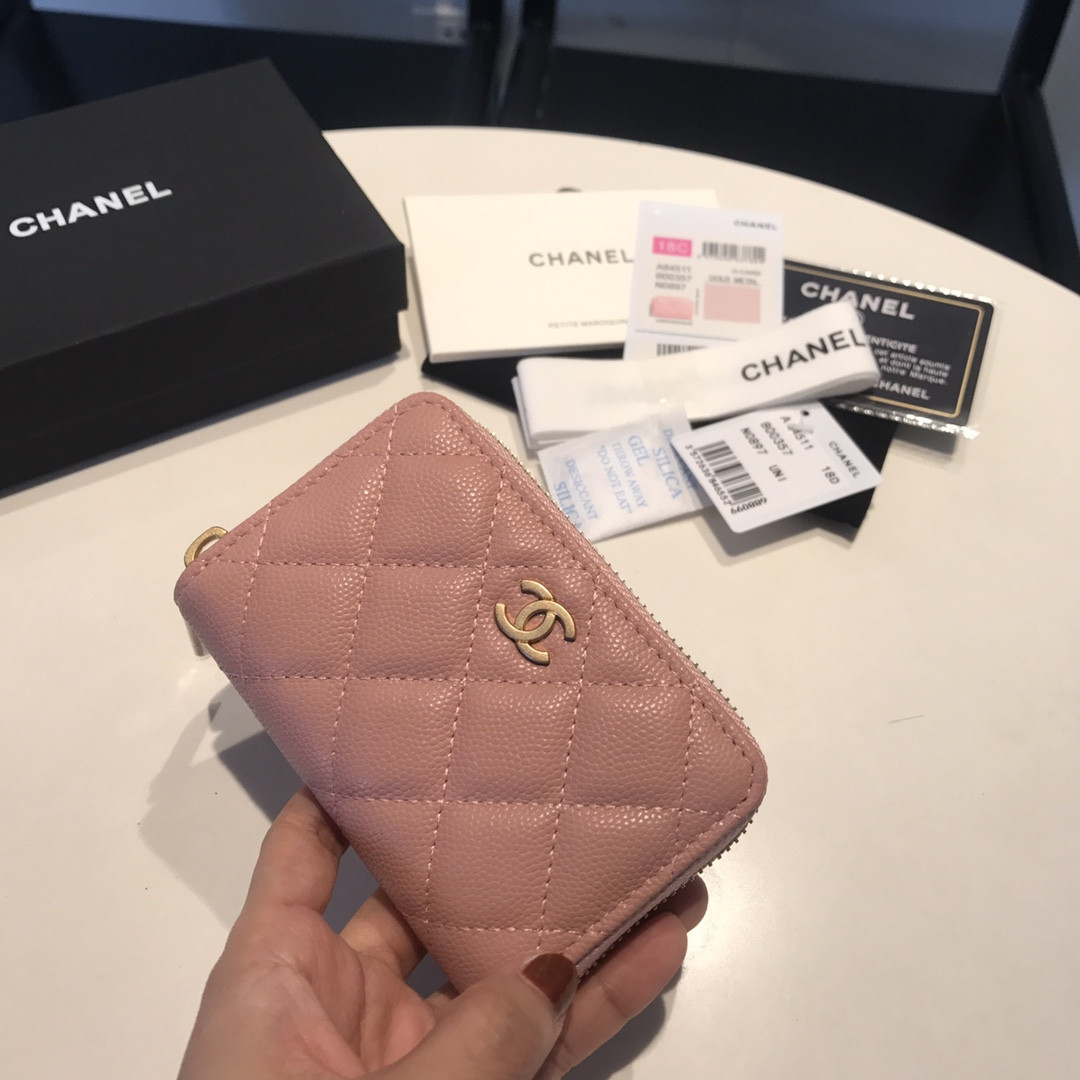 Chanle Zipped Wallet
